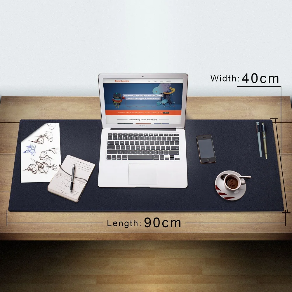 

CENNBIE Desk Pads Computer Artificial Leather Desk Mat, Extra Large Stylish Mouse Pad , Muliti-function Desk Mate for Office and