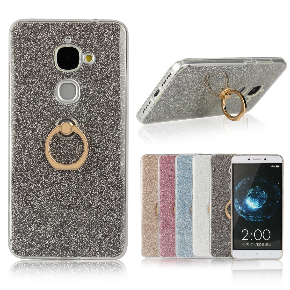 Bling чехол для leshi leeco 2 назад оболочки ультра тонкий и мягкий ТПУ с металлическим