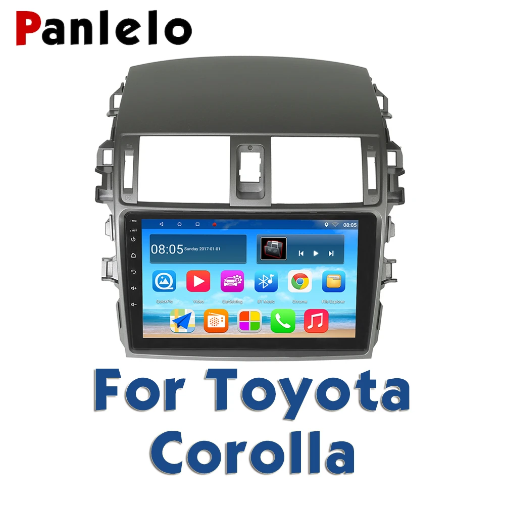 Best Panlelo For Toyota Corolla 2011 Multimedia Car Radio Autoradio 2din Video Player Navigation Android 7.1 For Toyota Corolla 2008 1