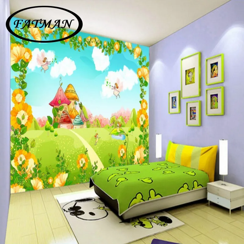 Custom photo wallpaper Children room hand painted TV backdrop wallpaper