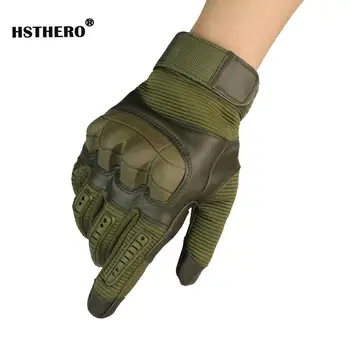 

Men Army Tactical Glove Military Hunter SWAT Paintball Airsoft Bicycle Motorcross Hard Knuckle Combat Men's Full Finger Gloves