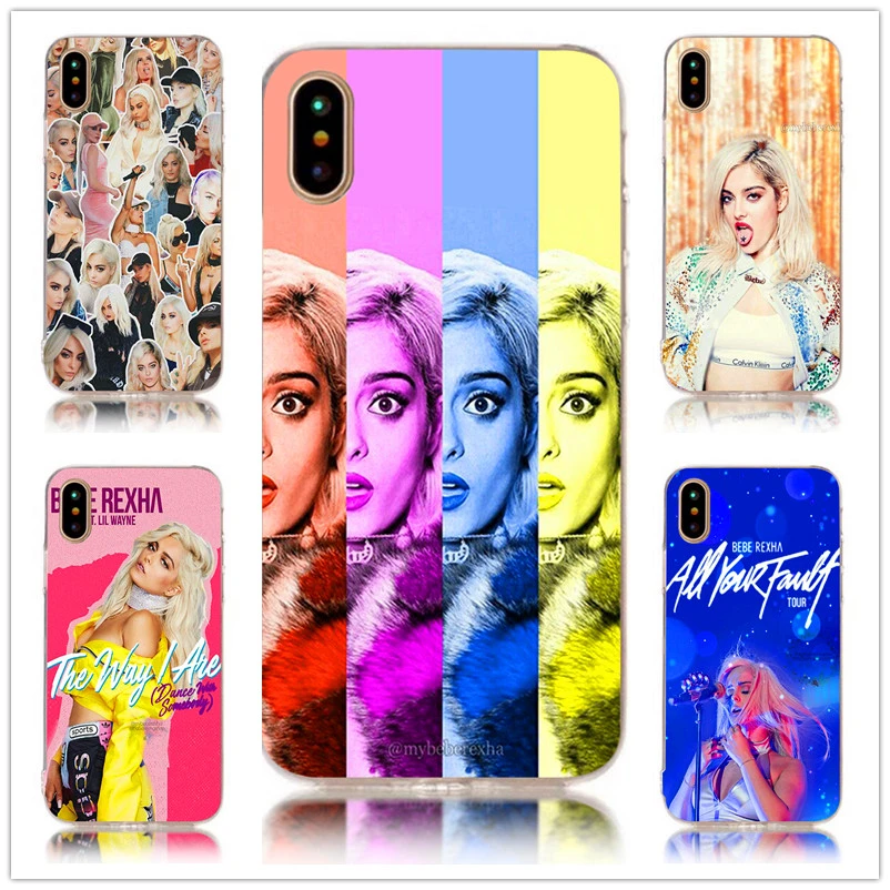 Bebe Rexha Hard Transparent Phone Case Cover For Apple Iphone X 8 8plus 7 7plus 6 6s Plus 5 5s 5c Se 4s Coque Case Half Wrapped Cases Aliexpress