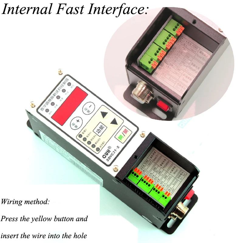 

220V Vibration Plate Digital Frequency Modulation Vibration Control Speed Feeder SDVC31-S