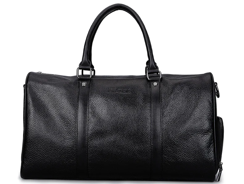 Новинка 100% из натуральной кожи дорожные сумки для мужчин большой емкости портативные мужские сумки на плечо люксовый бренд винтажные