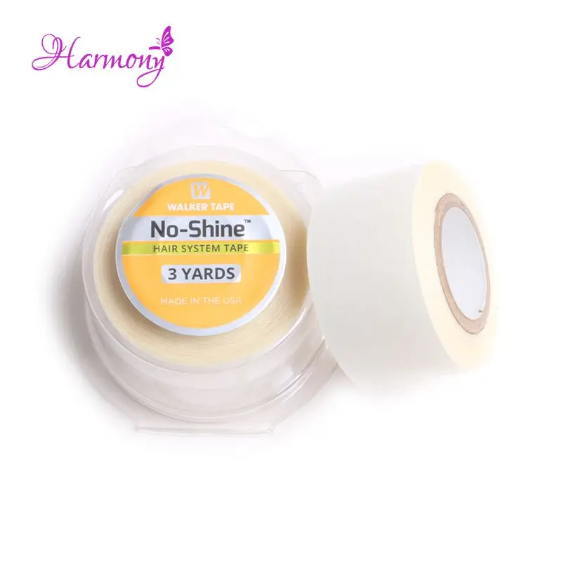 2rolls 2.5cm*3 yards WALKER no shine hair system tape double side