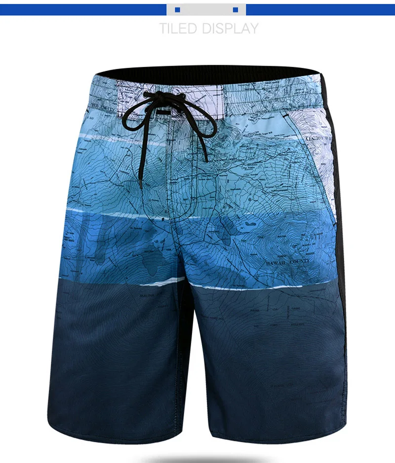 Новые горячие быстросохнущие пляжные шорты мужские s бермуды шорты размера плюс 5XL 6XL пляжные шорты модные пляжные шорты мужские повседневные шорты