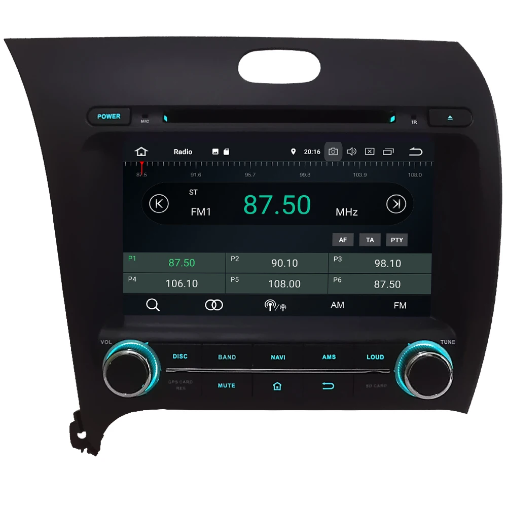 Discount KLYDE 8" 4G WIFI Android 8 7 Octa Core 4GB RAM 32GB ROM Car DVD Multimedia Player Radio Stereo For Kia K3 Forte Cerato 2013-2017 2