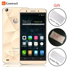 Original gooweel m5 pro smartphone mt6580 quad core 5 zoll ips handy 1 GB + 8 GB 8MP kamera GPS 3G handy Freien Fall