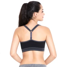 Y-образный плотный спортивный бюстгалтер, бесшовный мягкий розовый спортивный бюстгальтер без косточек, регулируемое цветовое нижнее белье, soutien gorge