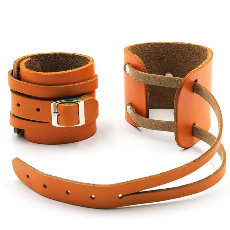 Adjustable Genuine Leather Hand Wrist Support for Crossfit,Power