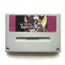 Вампиры поцелуй видео игровая карта для 16 бит супер консоль EUR PAL версия 46 pin