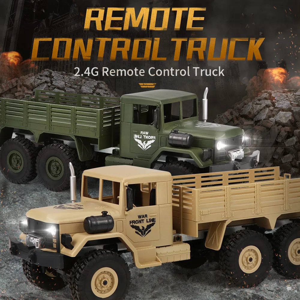 JJRC Q62 Q63 Q64 1:16 RC 2,4G 4WD/6WD радиомашина отслеживается внедорожный военный грузовик RTR Радиоуправляемая машина игрушки для детей