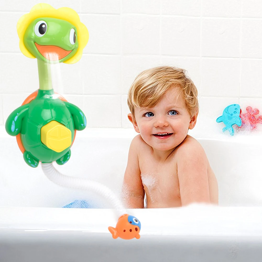 WISHTIME Baby водопад цветок Ванна игрушка комнатные растения вода станция два