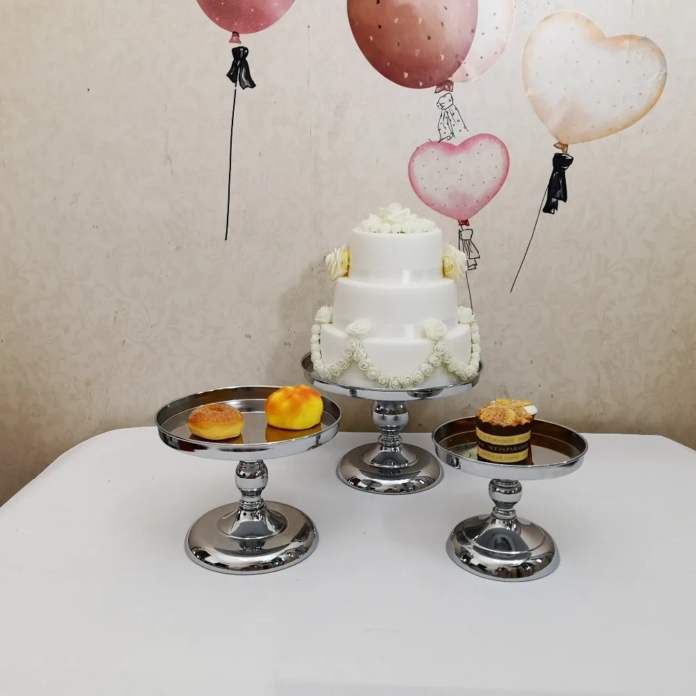 

5pcs in set mirror cake stand set