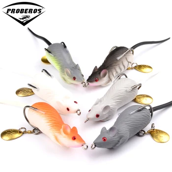 

Top Mice Lure Fishing Bait 6pc/lot Soft bait 6 Color Fishing Lure 2.7"-6.86cm/0.41oz/11.64g Fishing Tackle
