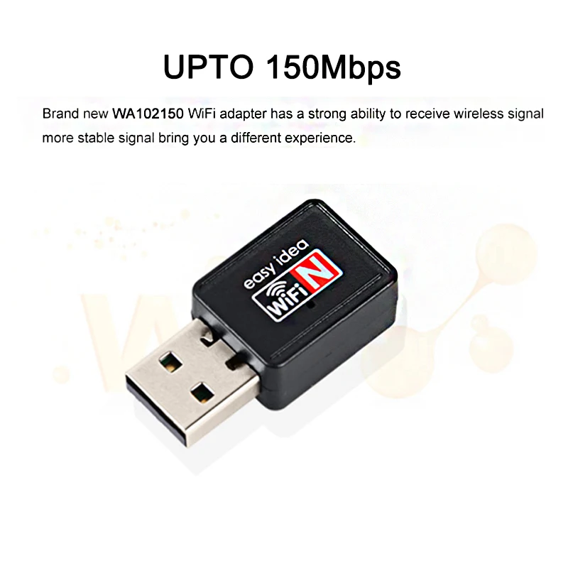 USB Wifi адаптер 150mbps антенна мини Сетевая карта беспроводной приемник 2 4G 802 11g/b/n ПК LAN