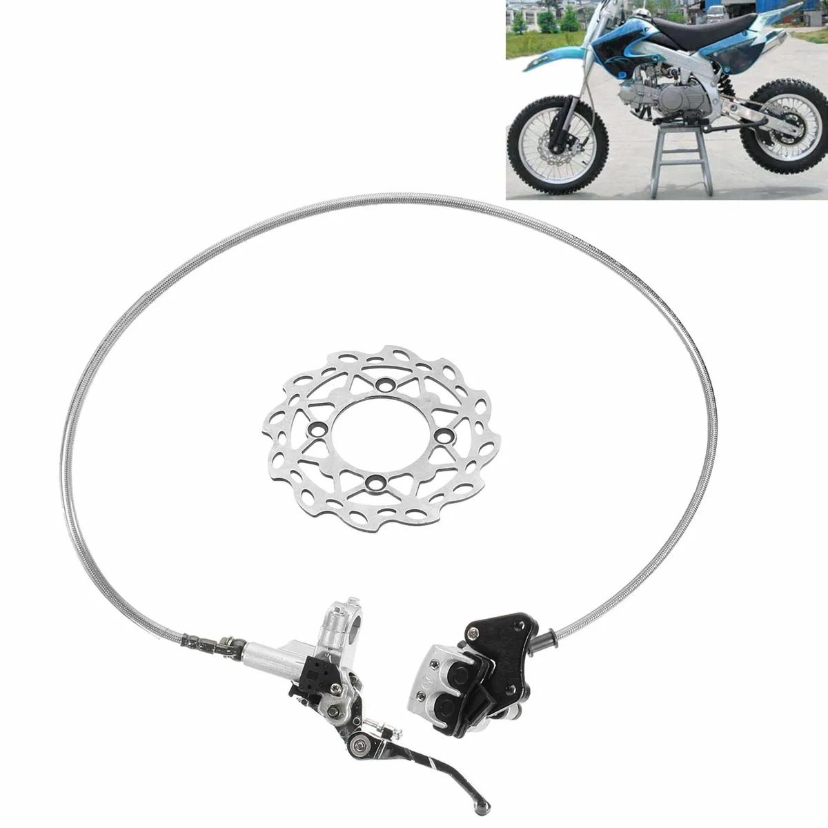 New Universal Brake Assy Front Hydraulic Assembly Brake Caliper Disc