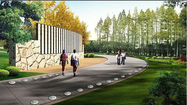 Painel de Iluminação ao ar Movido a Energia Lâmpadas de Assoalho Caminho do Jardim Luz do Ponto Feimefeiyou Lote Livre Solar Levou Deck 3 Subterrâneo Luz 4 Pçs - 2 garden pathway