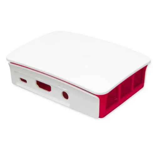 Raspberry Pi 3 case Official ABS enclosure Raspberry pi 2 box shell from the Raspberry Pi Foundation - Цвет: Red with White