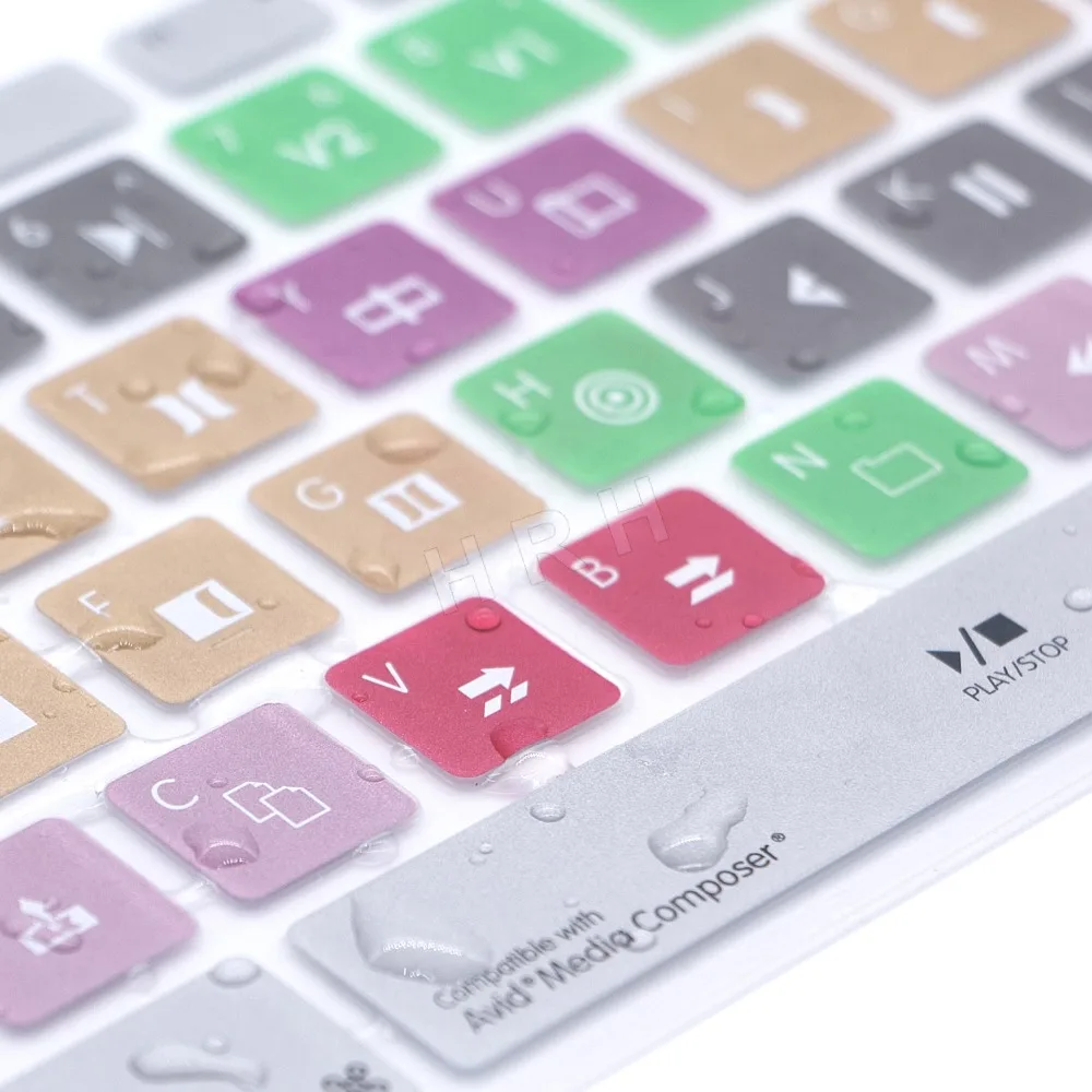 Avid Media Composer горячие клавиши Клавиатура Обложка кожа для Apple клавиатура с цифровой