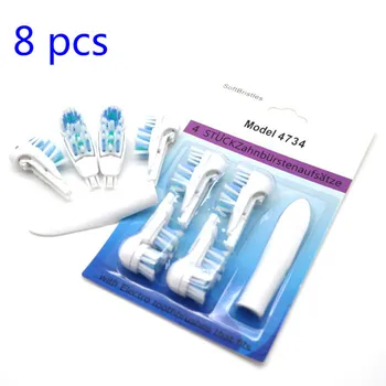 

8 pcs Electric Toothbrush Heads Replacement for Braun oral-b bacteria guard battery toothbrush