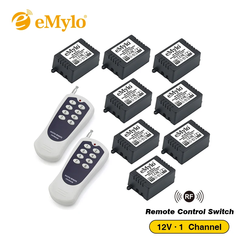 EMylo переключатель DC 12 В умный Беспроводной RF пульт дистанционного управления