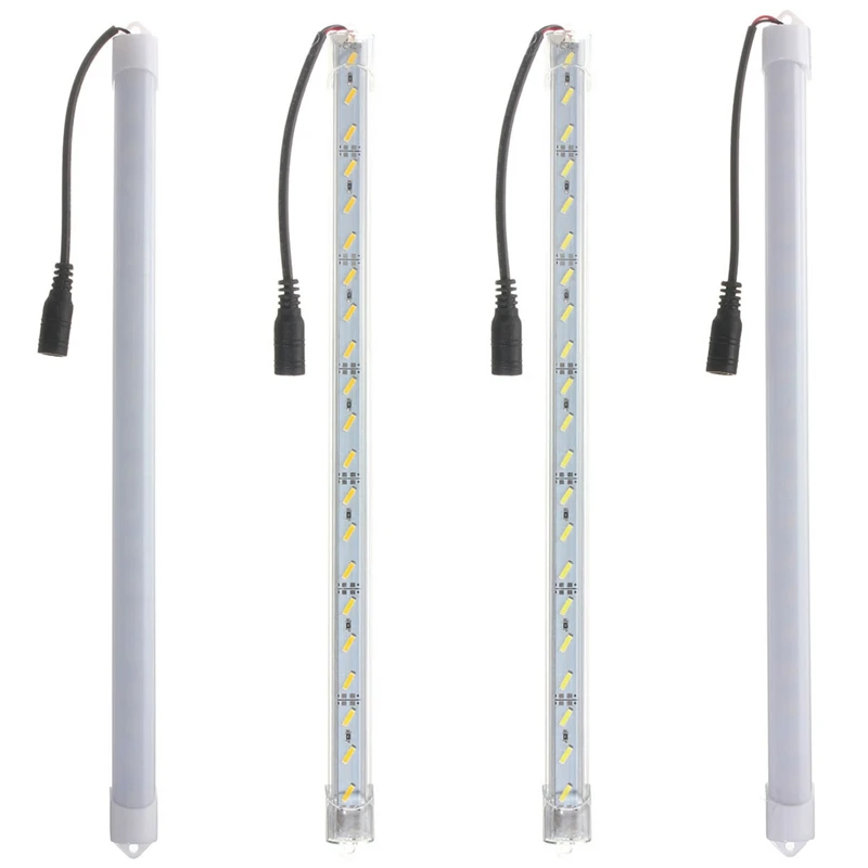 New 30CM 7020 U Shape 21 LED Bar Light 12 DC 7020 SMD Aluminum Alloy Shell Strip Hard Cabinet Bar Light 4.2W LED Bar Lights