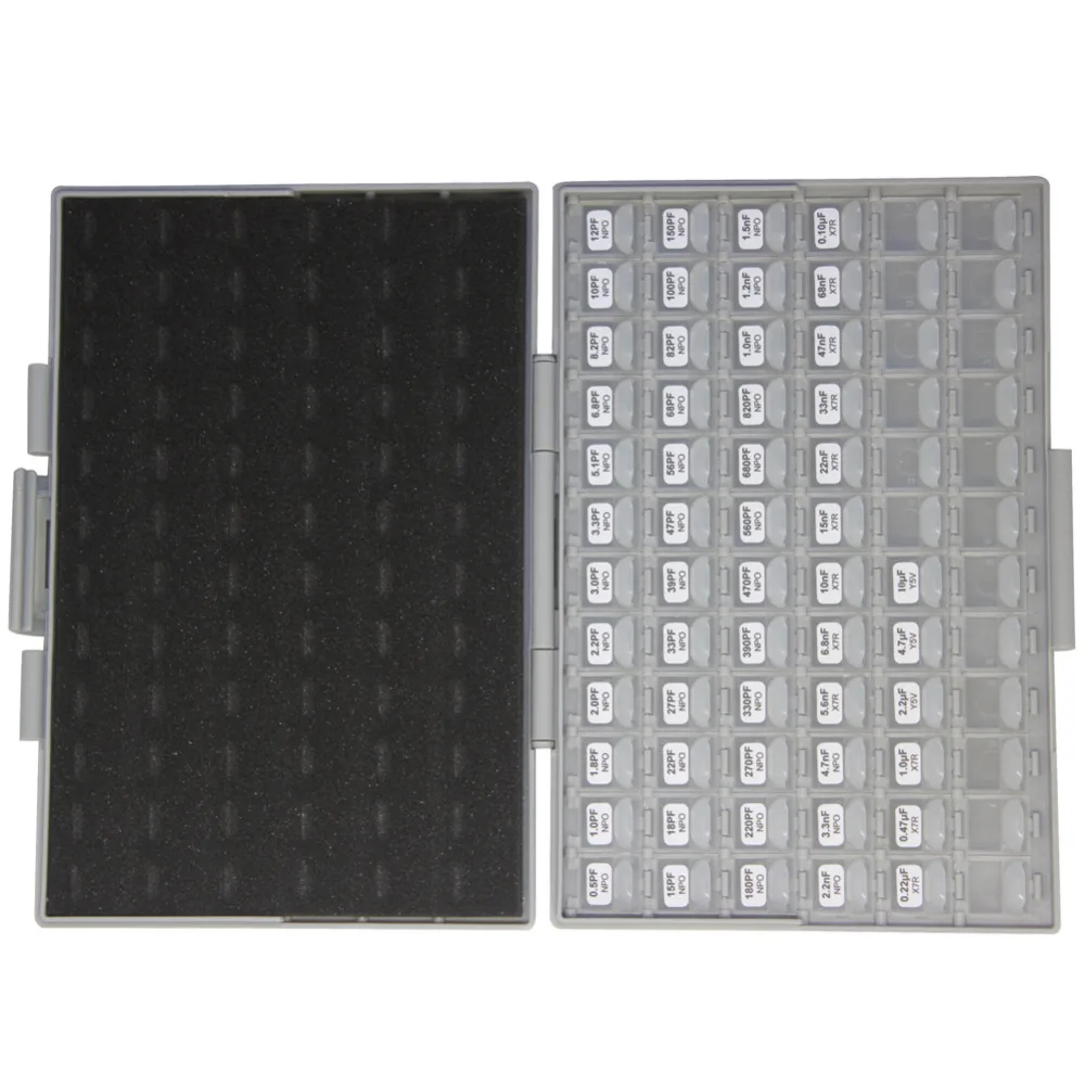 AideTek SMT/SMD 0603 набор для хранения в пластиковой коробке 50 В x 10 шт.|smd smt|smd smt boxsmt smd box |