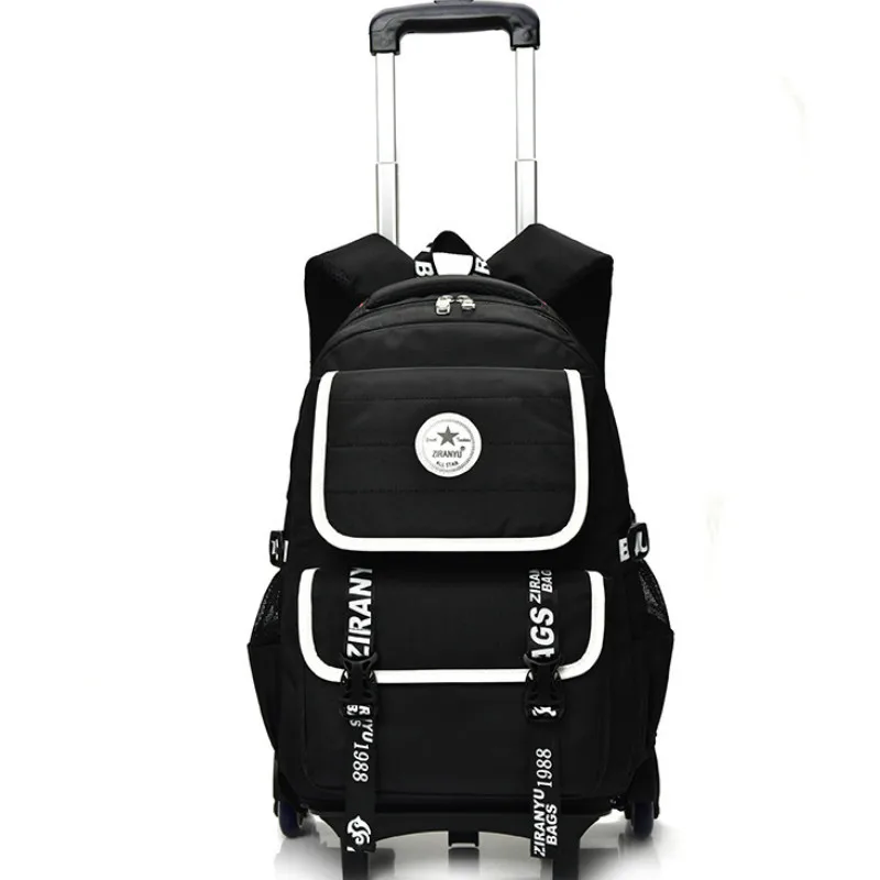 

waterproof Removable Trolley school Backpack kids Wheeled Bags Children School Bag Boys Girls Travel Bags Child School Backpack