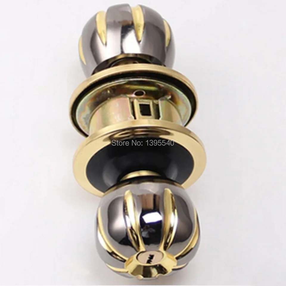 Us 90 99 New 60mm Indoor Door Lock Cylindrical Ball With Pure Copper With Key Lock Core Bedroom Porter Lock Round Ball Washroom Door Lock In Locks