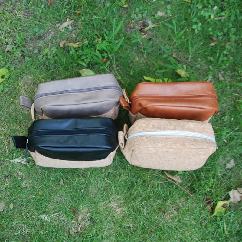 333-cork pu shaving bag (1)