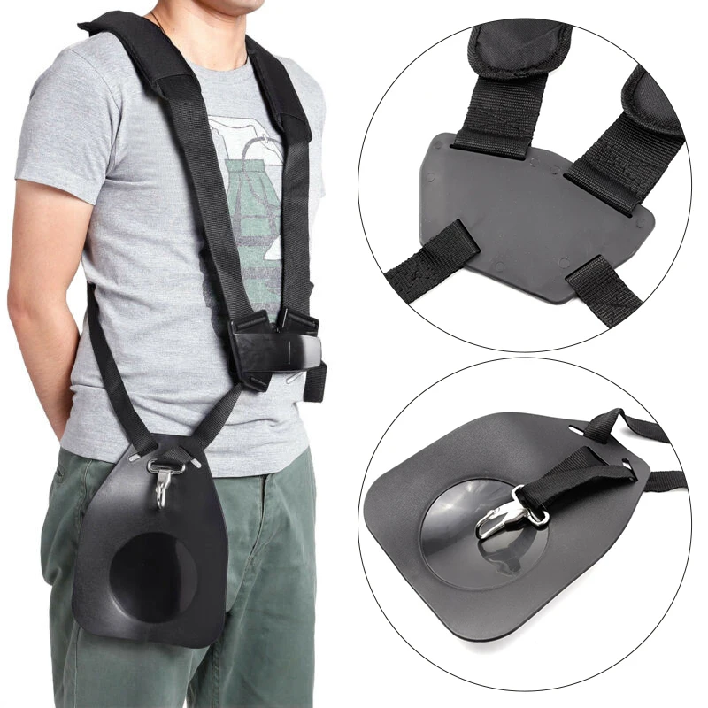 

Buckle Brush Cutter Harness Strap Clamp Gardening Tool Bracket Carry Hook Double Shoulder Trimmer