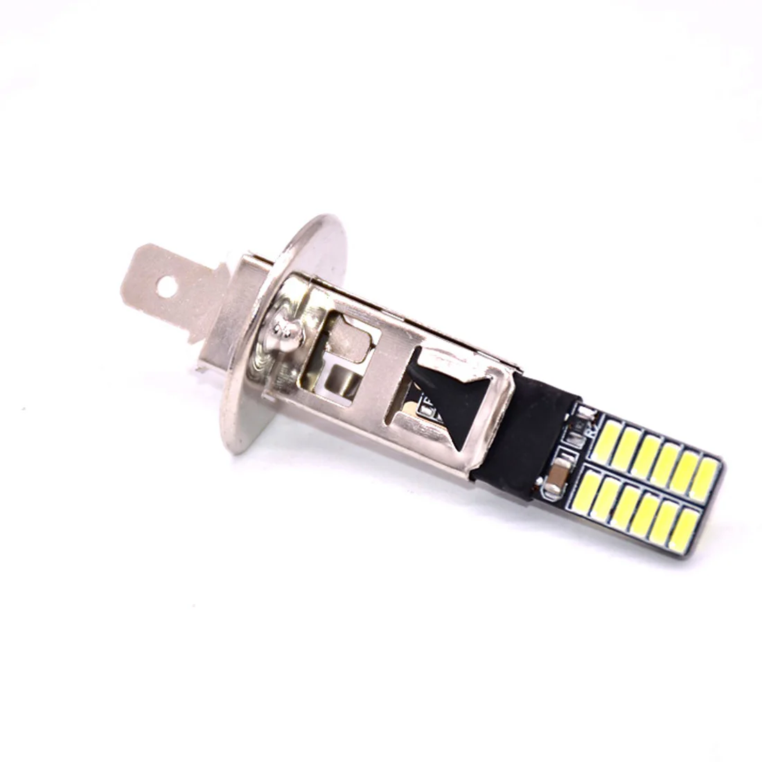 2X H1 24 SMD 4014 Canbus автомобильные светодиоды без ошибок белые лампы противотуманный светильник s дневной ходовой светильник авто лампы 12 В 24 В