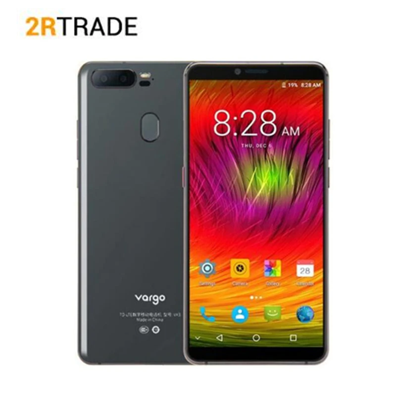 

VARGO VX3 4G LTE Smartphone 6GB RAM 128GB ROM MTK6757 2.3GHz Octa Core 5.7 Inch HD Screen Dual Camera Android 7.1 Smartphone