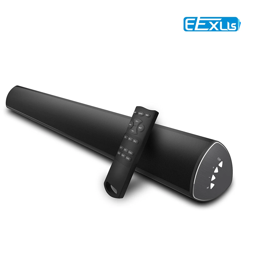 

Bluetooth Soundbar 38inc Home Theater system TV Subwoofer speaker with 3Audio Mode, 6 Speaker Drivers,Wall Mountable and80 Watt