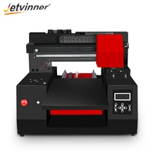 Jetvinner 3060 Automatic A3 UV Printer Inkjet Flatbed Printer with UV ink set for Bottle, Phone Case, T-shirt, Leather, Wood