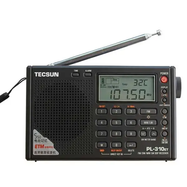 Tecsun PL310ET полный диапазон радио цифровой демодулятор FM/AM стерео радио TECSUN PL-310