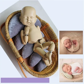 

5Pcs/set Newborn Photography Props Baby Posing Pillow Newborn Basket Props Baby Photography Studio Infant Photoshoot Accessories