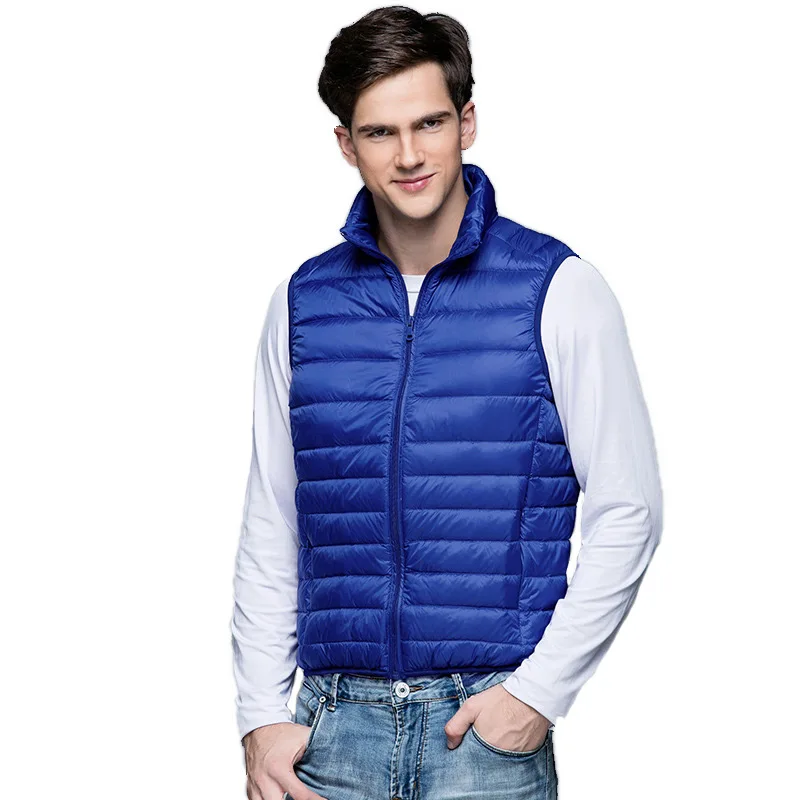 

2018 New Wintermen Coats vest jacket Duck Down Vest Ultra Light Sleeveless Jackets Female Waistcoat