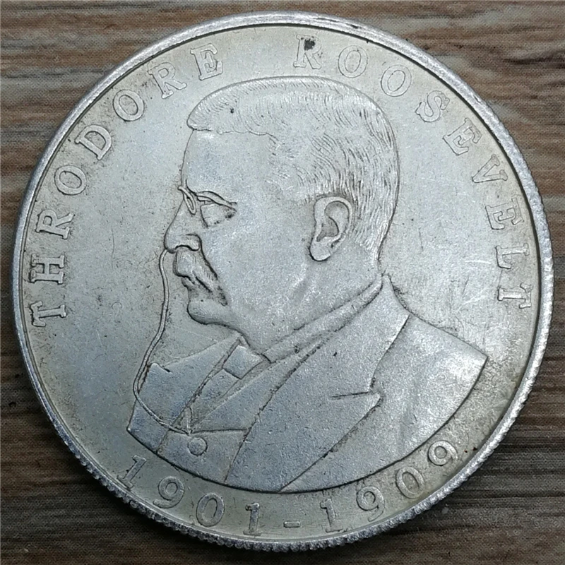 Античные монеты 1901 1909 Throdore Roosevelt президент сувениры монета Соединенные Штаты