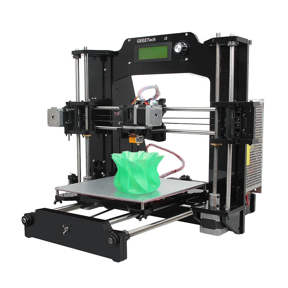 Geeetech 3D принтер Reprap Prusa I3 X полностью акриловая рамка Улучшенное Качество