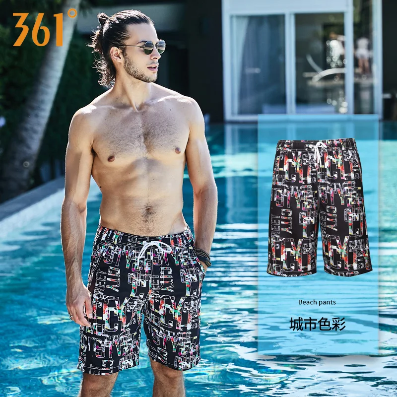 361 летние пляжные шорты для мужчин, повседневные спортивные шорты для плавания, парные пляжные шорты для бассейна, горячие весенние плавки для серфинга - Цвет: SLY194003