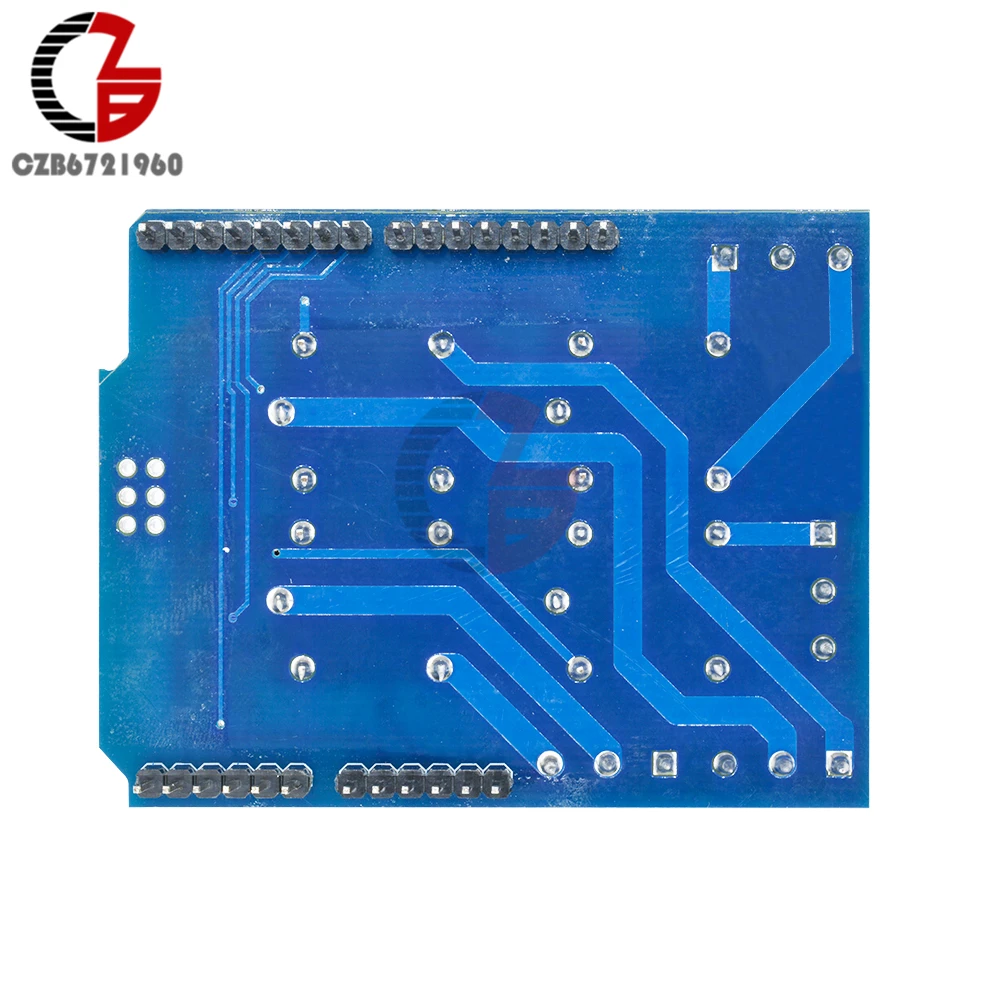 DC 5 В 4-Канальный Релейный Щит макетная плата 4 CH релейный переключатель управления плата расширения для Arduino мотор светодиодный светильник электронный