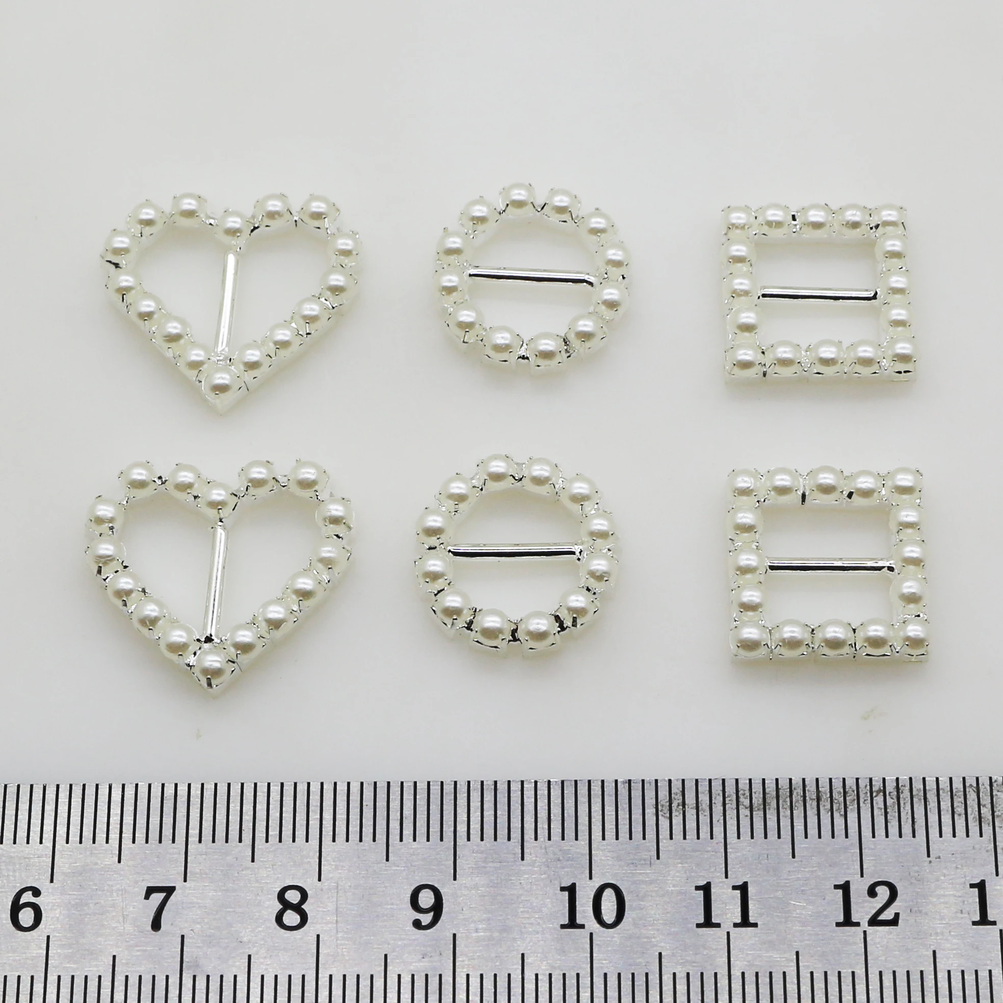 

YWXINXI Hot 10 pieces / batch MIX Metal JewelryPure pearl Decoration DIY Craft Decoration Button Clothing ACCESSORY findinys
