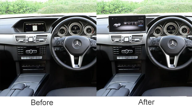 Автомобиль мониторы для Mercedes Benz E Class RHD 2013 до 2014 Android 7,1 10,25 "автомобиля gps навигации Авто Радио мультимедийный плеер