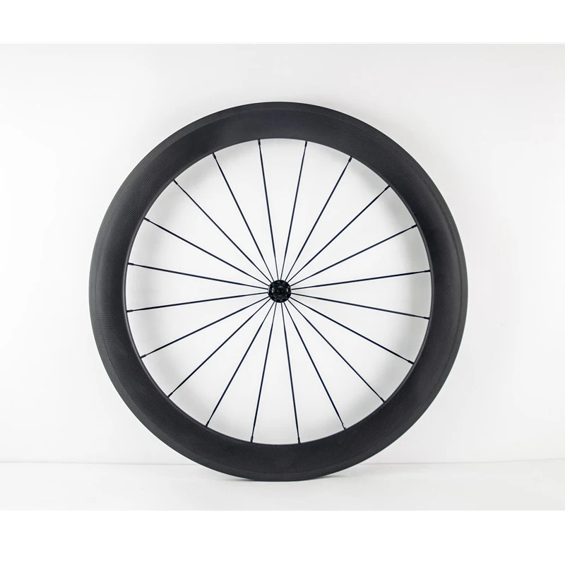 Ультра легкие 700C Углеродные колеса для велосипеда 60 мм трубчатые колеса для шоссейного велосипеда 23 мм ширина матовая отделка