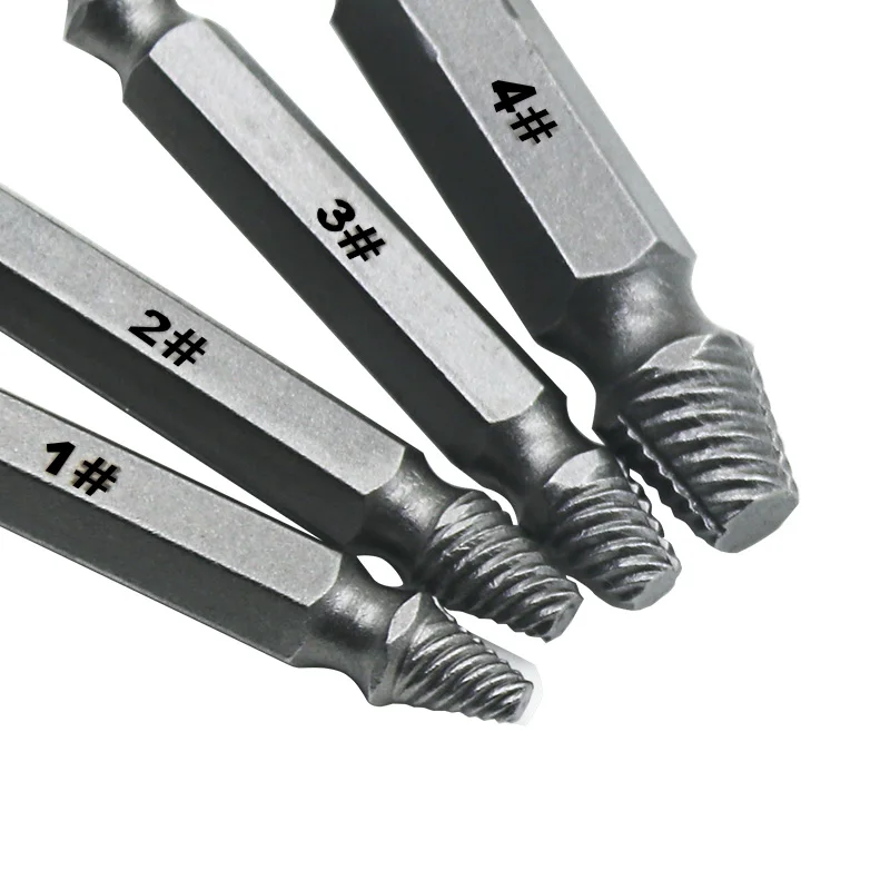 4pcs-Damaged-Screw-Extractor-Drill-Bits-Guide-Set-Broken-Speed-Out-Easy-out-Bolt-Stud-Stripped (2)