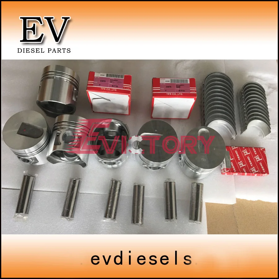 S6E piston kit and bearing