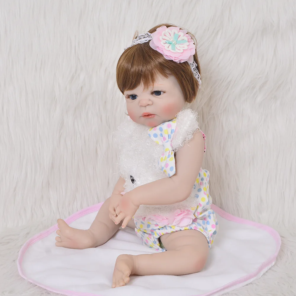 

Baby Alive Reborn Dolls for Girls 23 Inches Soft Silicone Baby Doll Complete Toys For Children As Lol Surprise Bebe Reborn