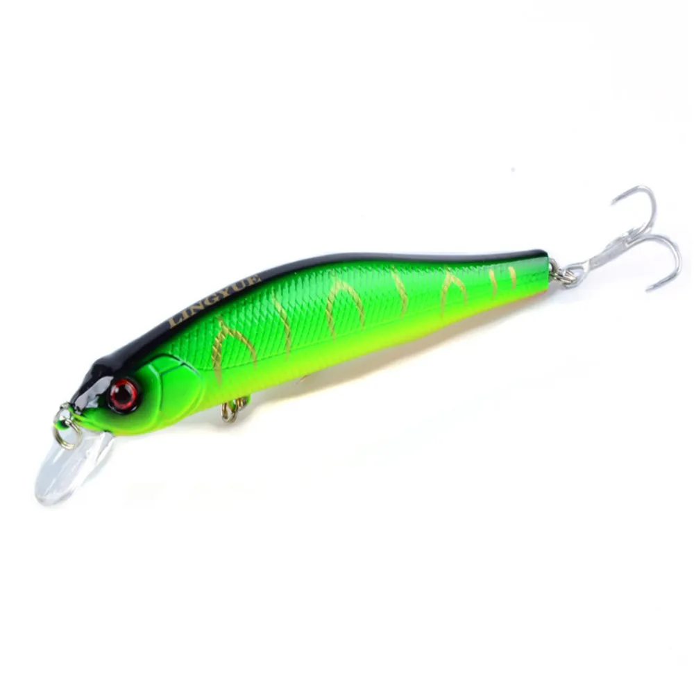 

1pcs Brand 10cm 11.7g Minnow Fishing Tackle Lure Crankbait Lifelike Plastic Hard Bait For Carp Fishing Swimbait Wobbler Pesca